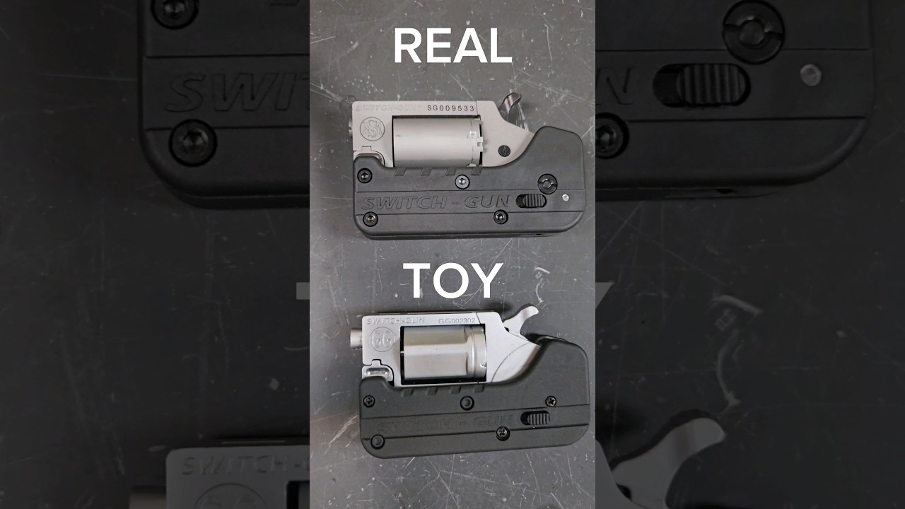 Switch Gun - Real vs. Toy #guns #switchgun