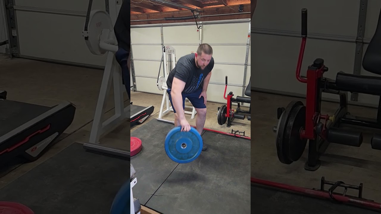 45 Pound Bumper Plate Flip And Grip Challenge