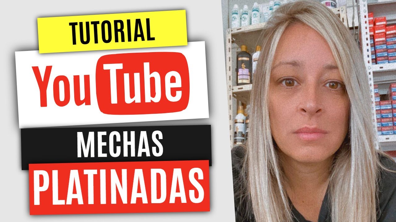 Mechas Platinadas Paso a Paso con Papel de Aluminio - #peluquería #mechasbalayage #colorimetria
