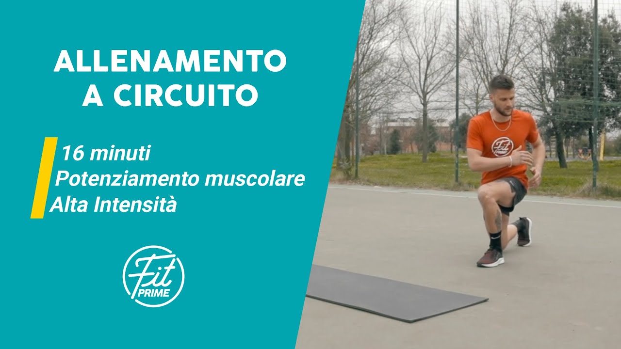 Allenamento in casa: 16 minuti di Potenziamento Muscolare ad alta intensit&agrave;