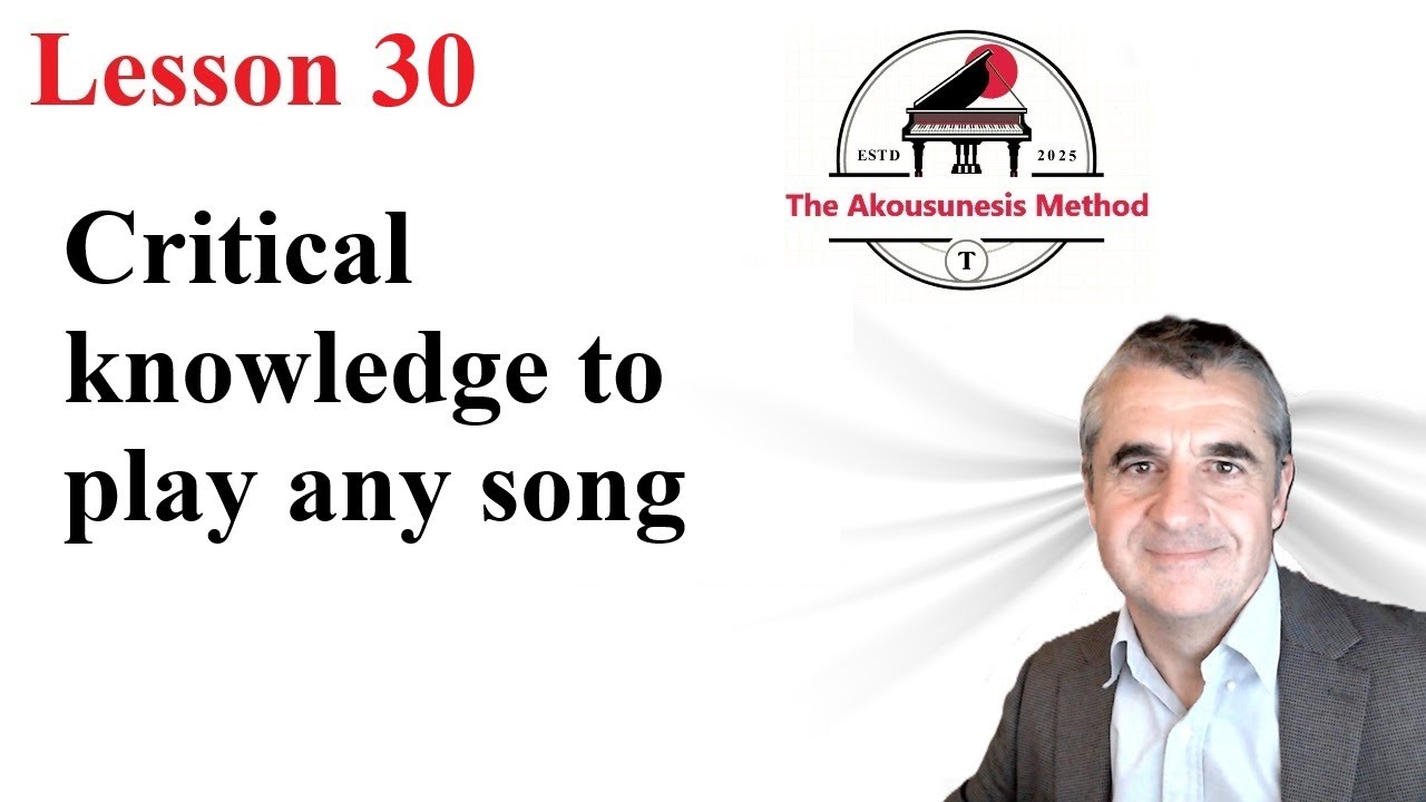 Learning to play songs by ear requires some basic critical knowledge.
