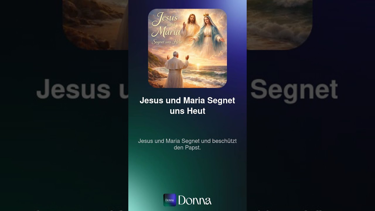 Jesus und Maria Segnet uns Heut