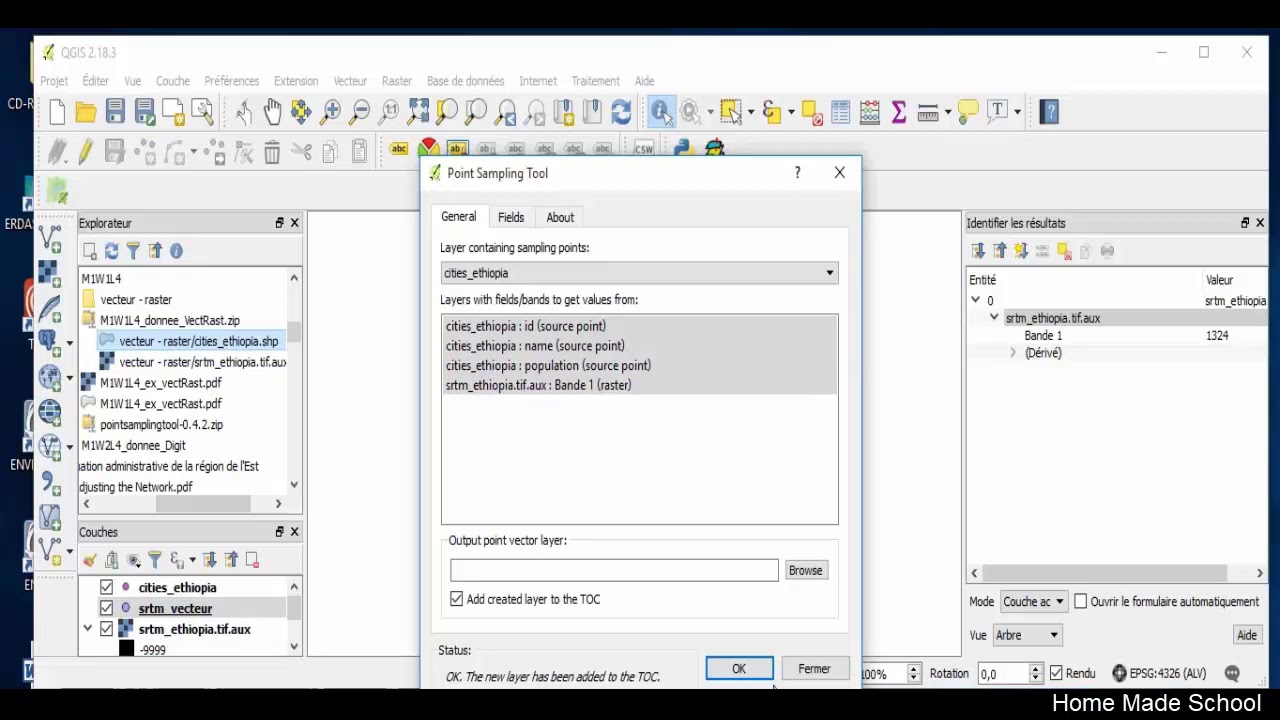 The Point Sampling Tool QGis Plugin