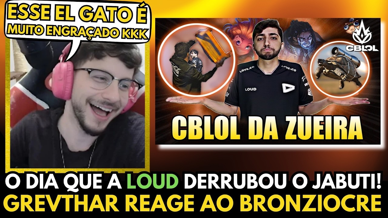 🚨O INCIDENTE QUE DERRUBOU O JABUTI! GREVTHAR REAGE E COMENTA AO @Bronziocre