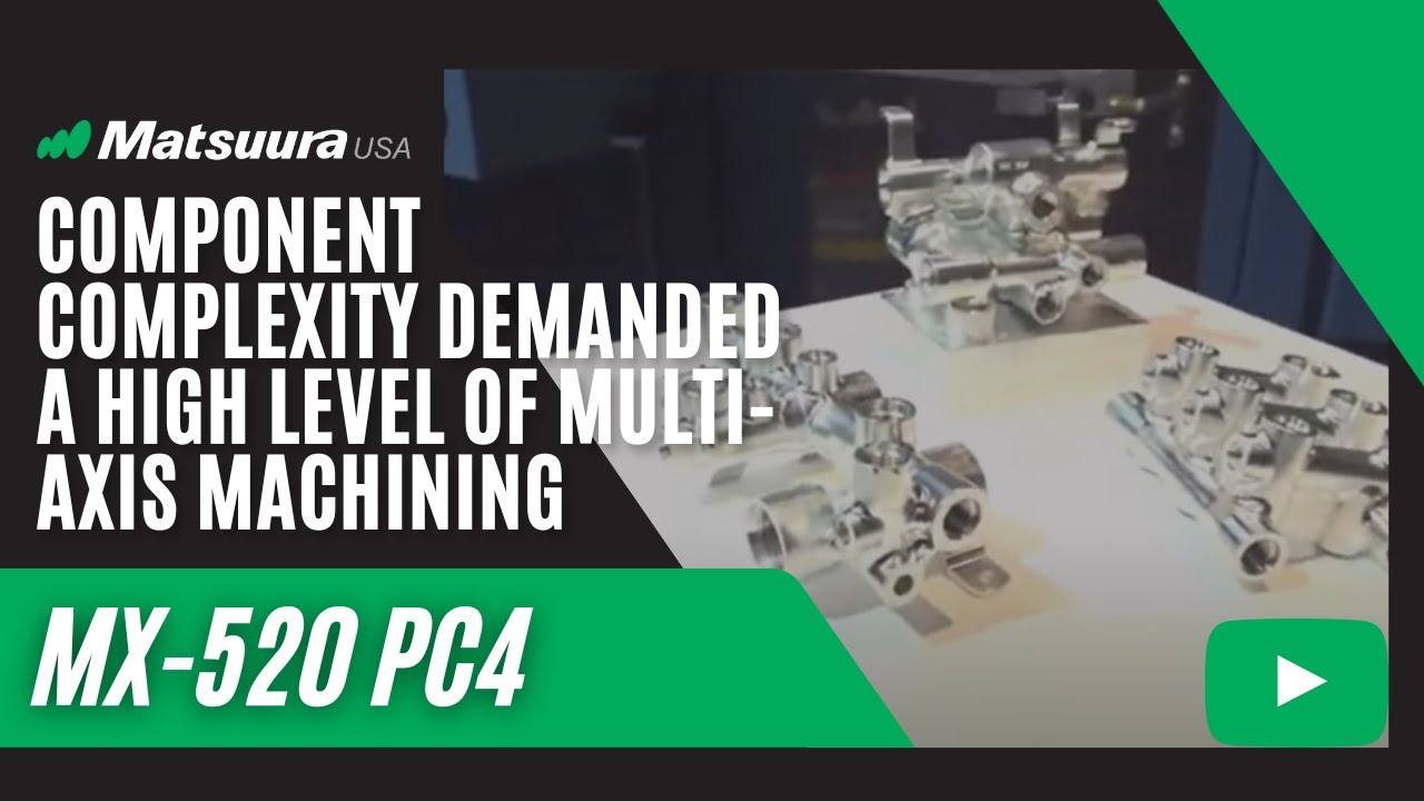 IMTS 2022: Matsuura showcased Hydraulic Manifolds produced by KCS Advanced Machining Services.