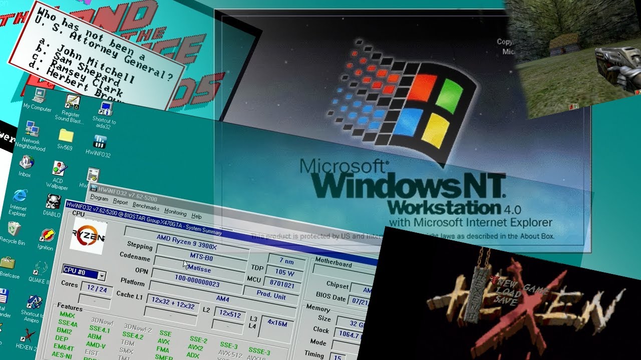 Is this the fastest computer that runs Windows NT4 on real modern hardware?