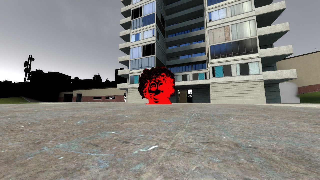 the nextbot from the hell. (2D Nextbot Pack)