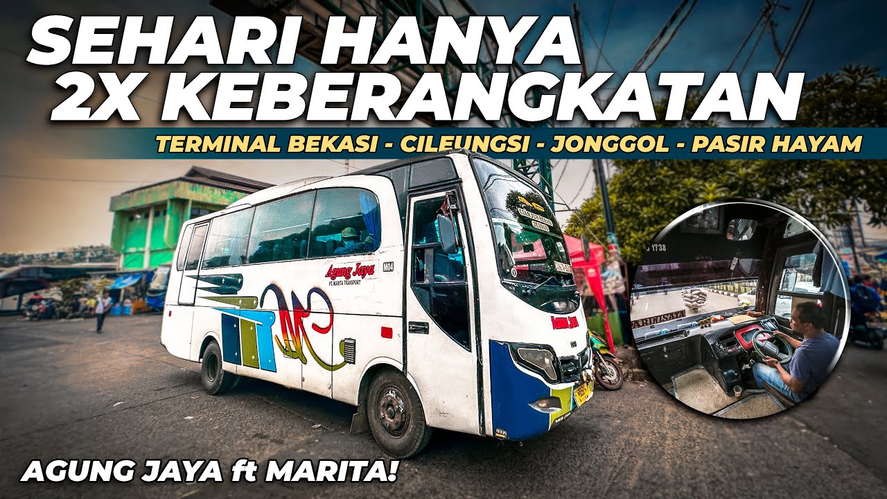 Bekasi - Cianjur via Jonggol, hanya dilayani oleh Bus ini ! (Bus Agung Jaya) #1