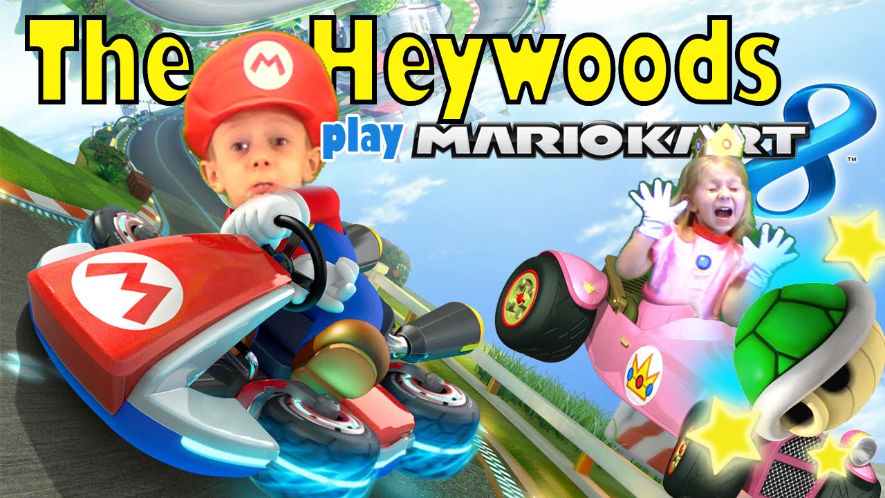 Хейвуды играют в MarioKart 8