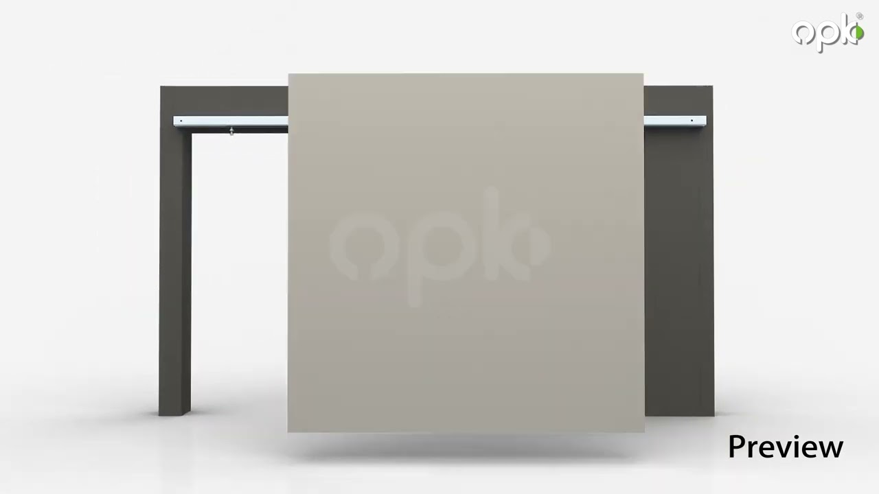 OPK Spaceship 80 W Wandmontage Installation