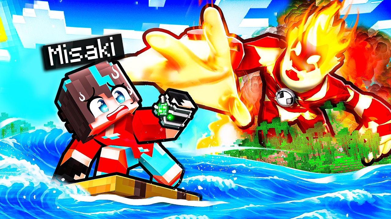 ¡SOBREVIVÍ en 1 ISLA de BEN-10 en Minecraft!😱💥