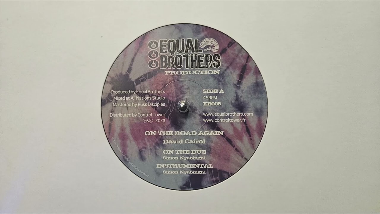 On The Road Again – David Cairol – Simon Nyabinghi – On The Dub – Instrumental – Equal Brothers