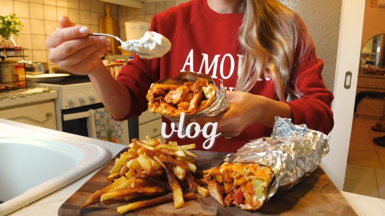 Я приготовил куриный ролл размером с мое предплечье 🌯 | и уютный осенний салат 🥗