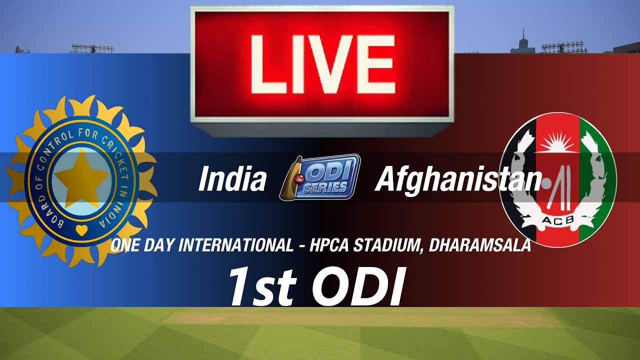 🛑LIVE- INDIA vs AFGHANISTAN, 1st ODI🛑IND vs AFG 2026🛑CRICKET 26 GAMEPLAY🛑LIVE MATCH STREAMING🏏