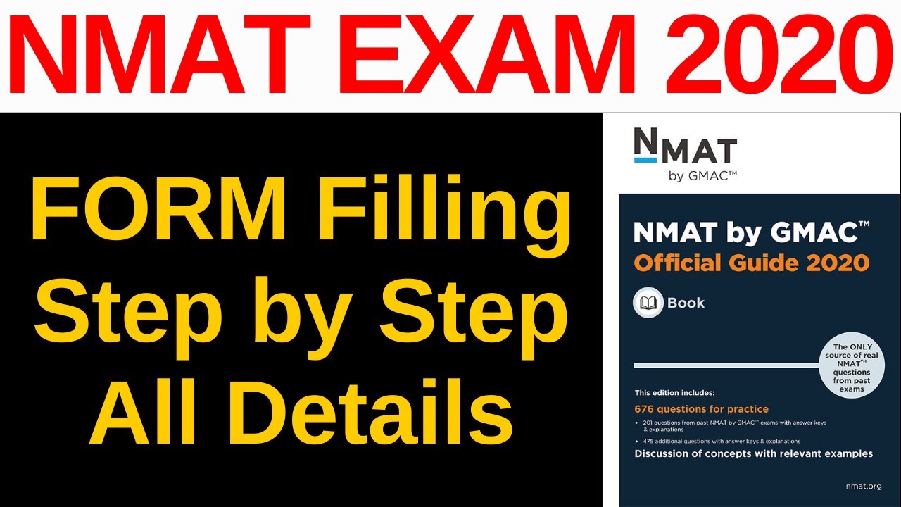 NMAT Form Filling 2020 - Step By Step Guide [All Doubts Cleared]