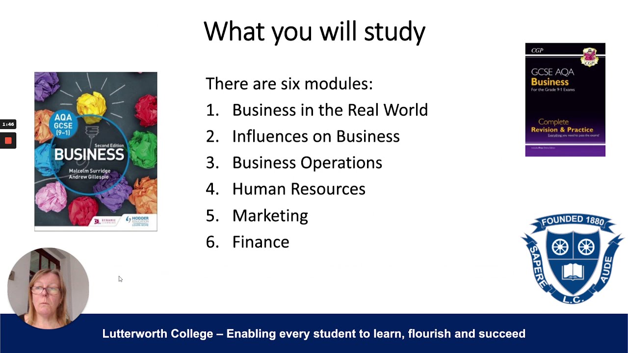 GCSE Business - An Introduction