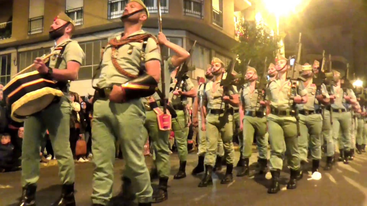 La Legión en la procesión Del Cristo del Perdón, Elche