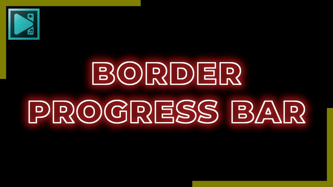 VSDC Tutorial: Border Progress Bar