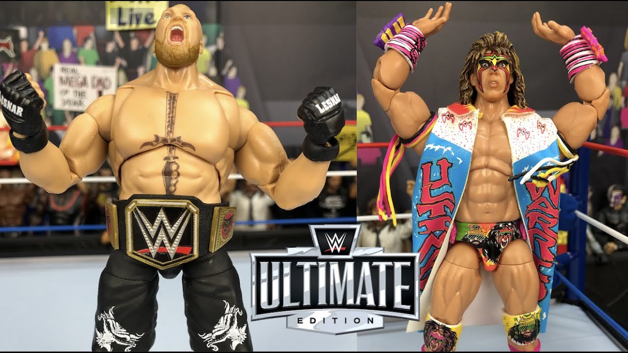 WWE Ultimate Edition Series 15 Brock Lesnar & Ultimate Warrior Action figure Review