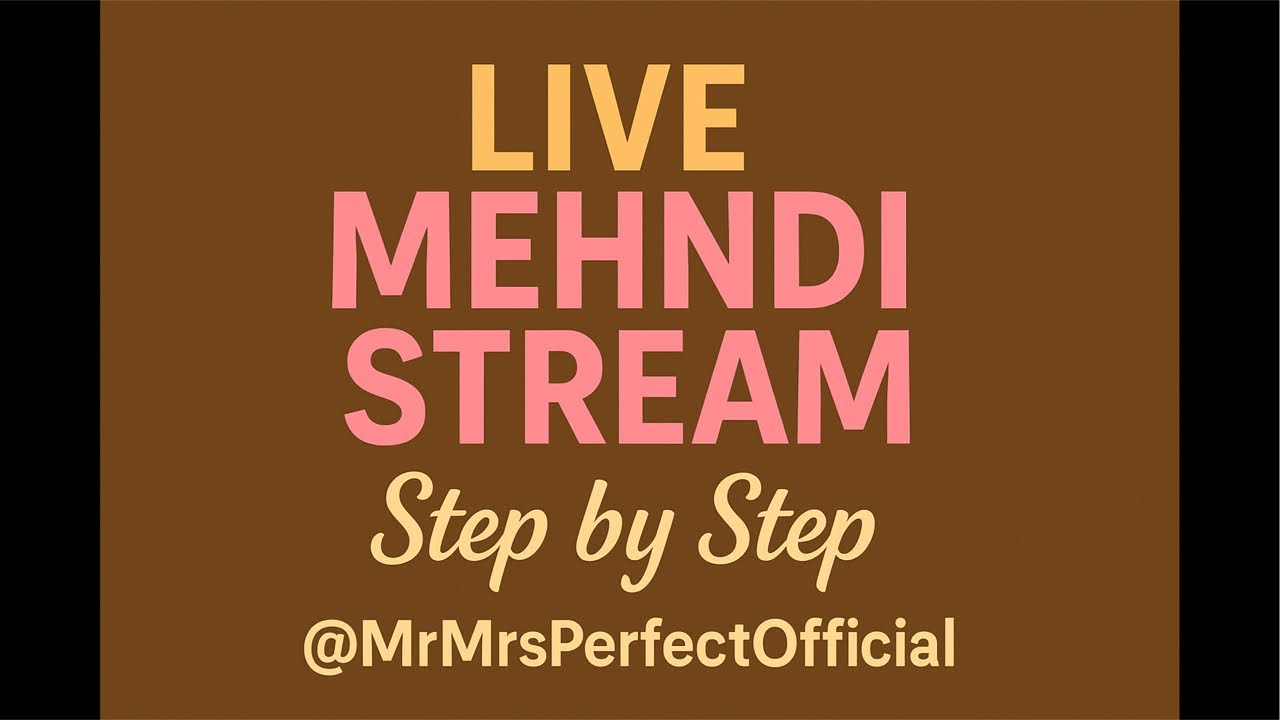 CONTENT CATALYST is live New Mehndi Ideas Live | Arabic & Indian Mehndi Design#wedding season💐