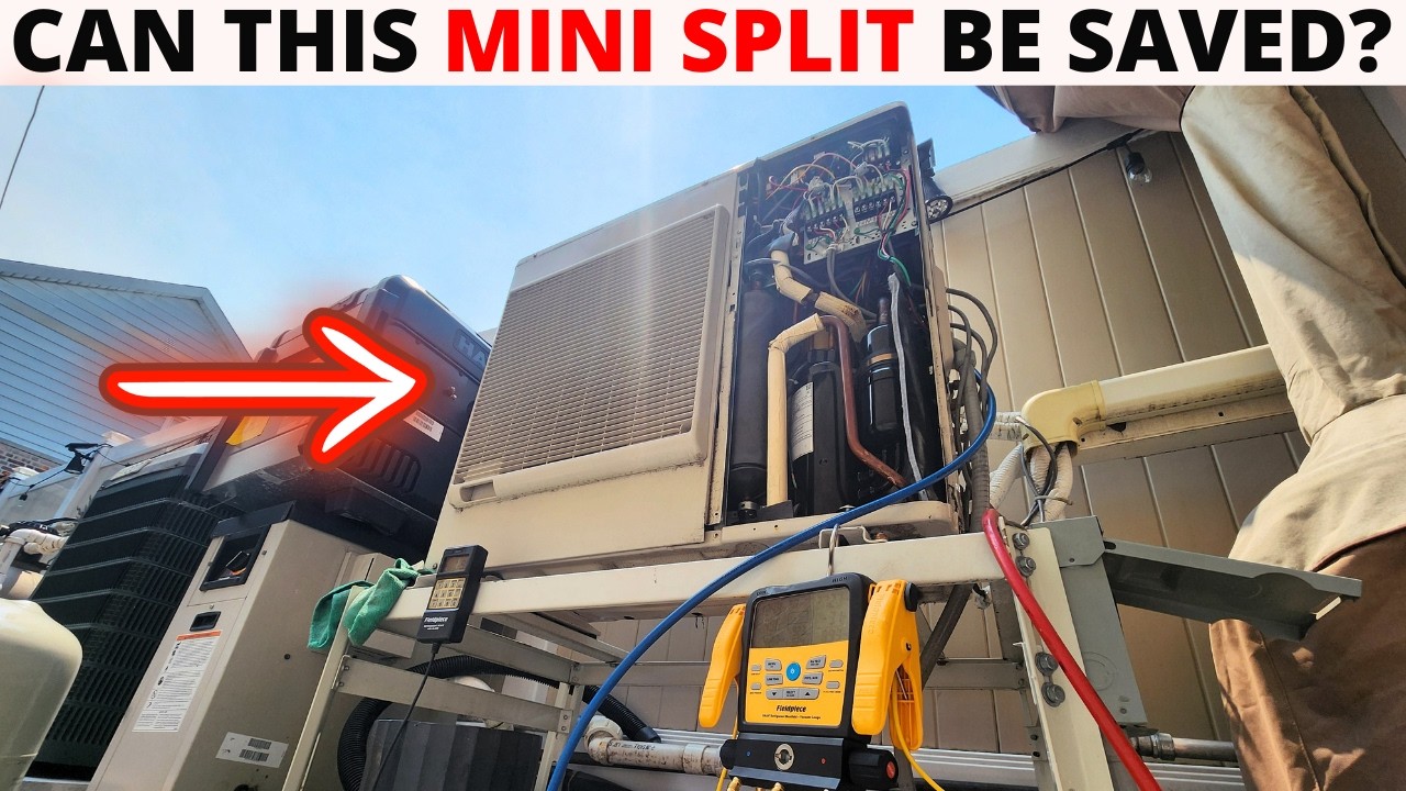 HVAC: Can This Dead Fujitsu 3 Zone Mini Split Heat Pump Be Saved? Full Compressor & PCB Replacement