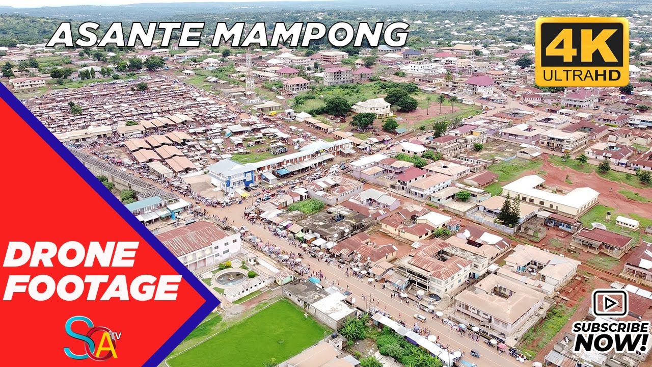 DRONE FOOTAGE - ASANTE MAMPONG  (4K)
