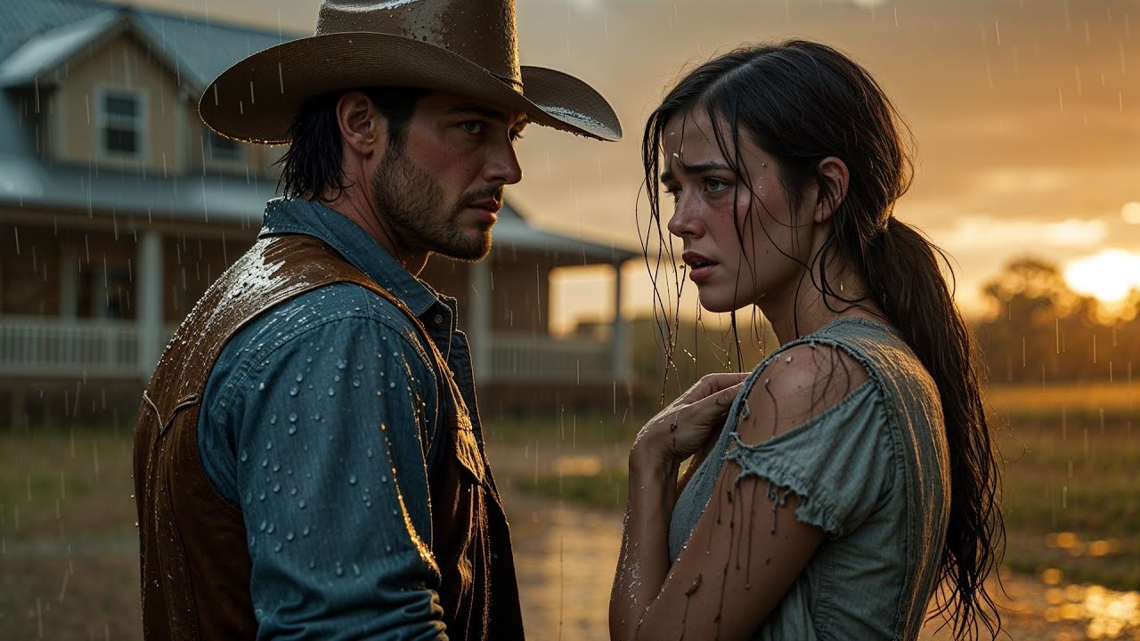 She Was Crying In The Rain With Nowhere To Go, The Cowboy Brought Her Home And Gave Her A Room