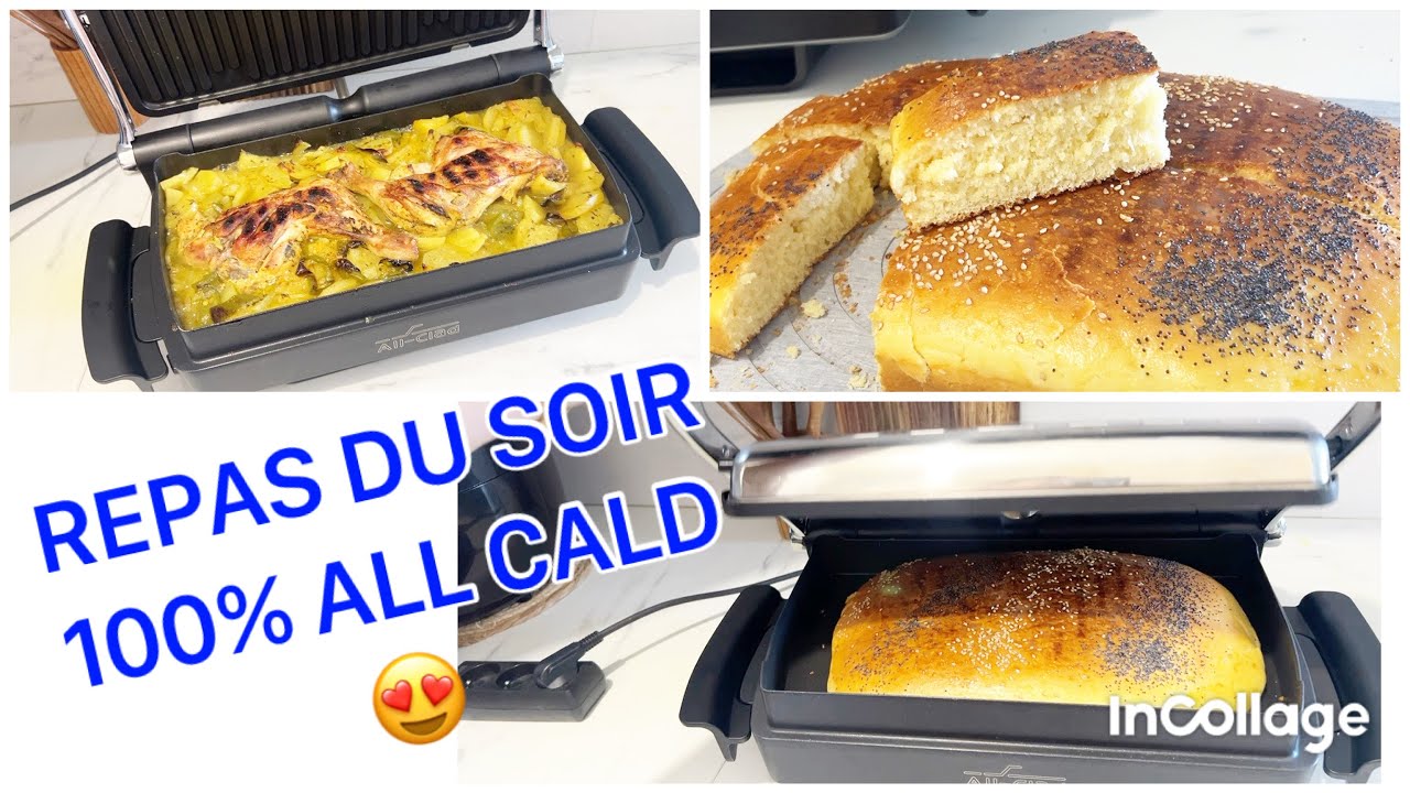 😍🔥PAIN SAN PÉTRISSAGE  AU ALL CLAD et POMME DE TERRE AU FOUR