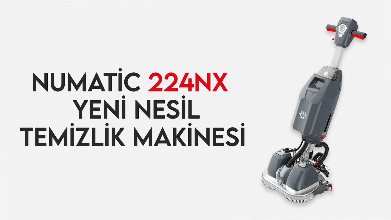 Kompakt Akülü Yer Yıkama Makinesi | NUMATIC 244NX