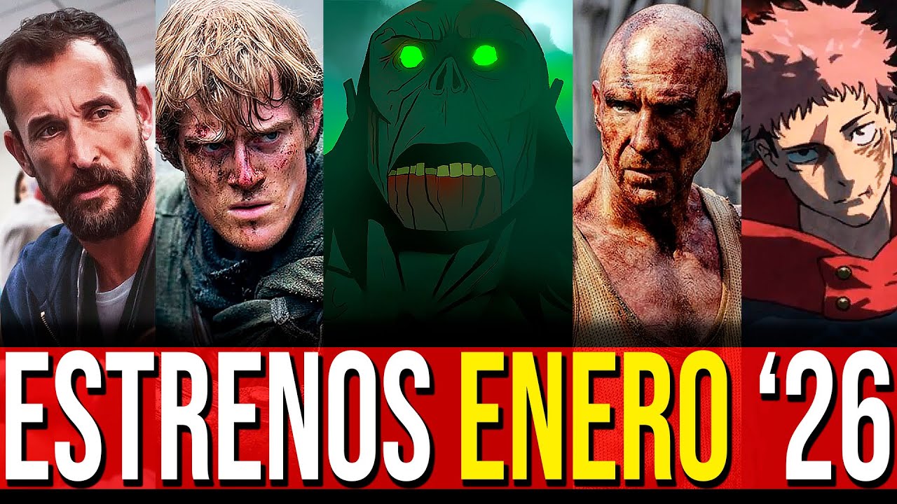 🌏Los MEJORES Estrenos de Enero 2026 en Netflix, HBO, Prime Video, Disney+ y Cines