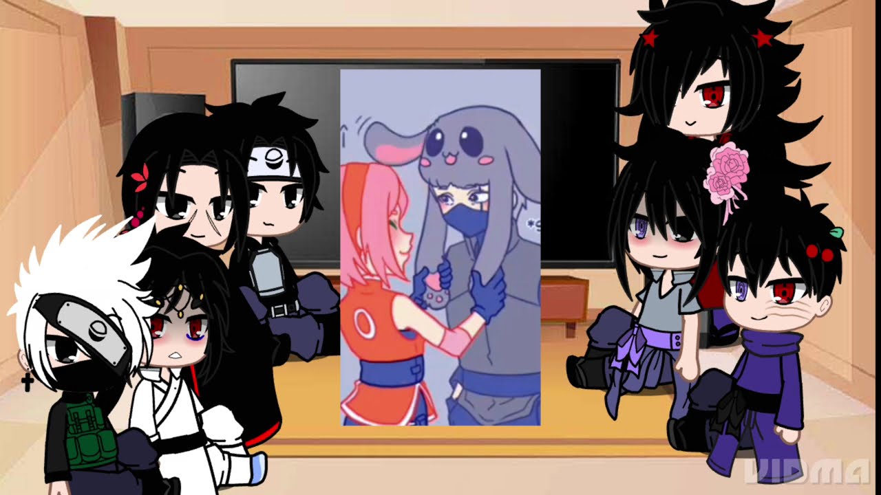 😈🔥Uchihas + kakashi reacts to their ships with sakura🌸🌸🌸|uchiha x sakura🤭😏😏|part-4|
