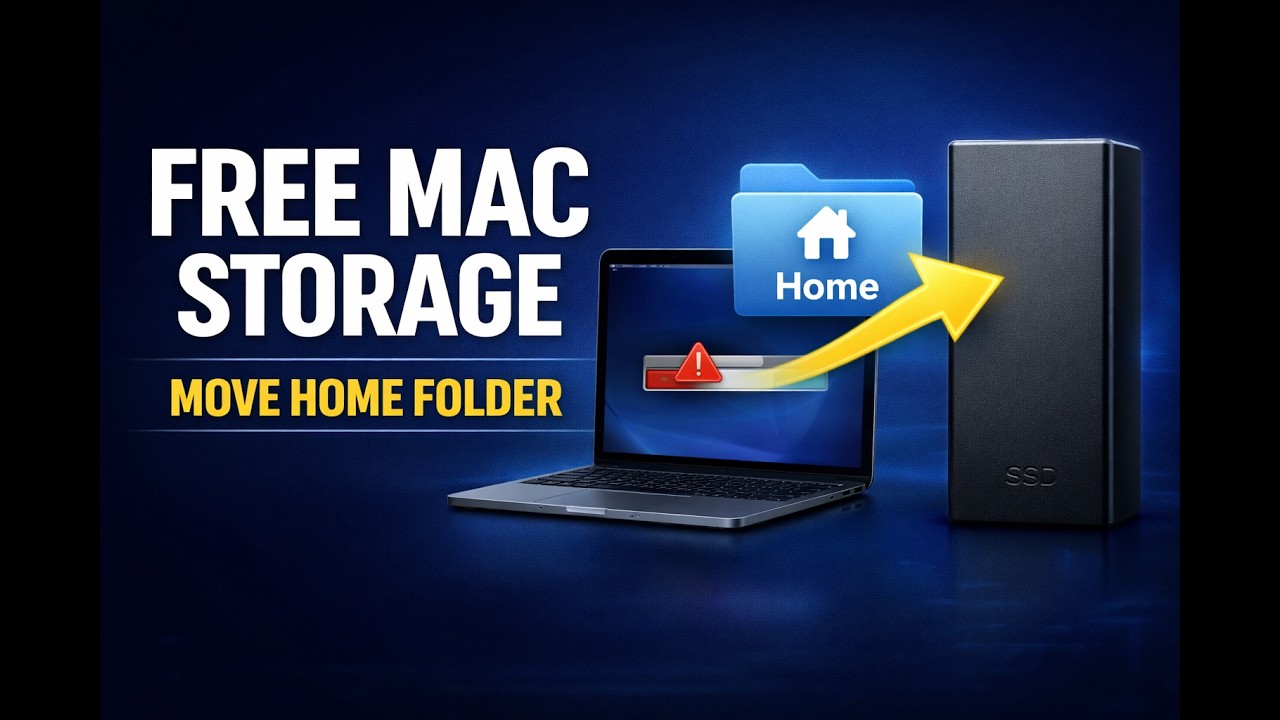 How to Move Your Mac Home Folder to an External Drive (Safely!)