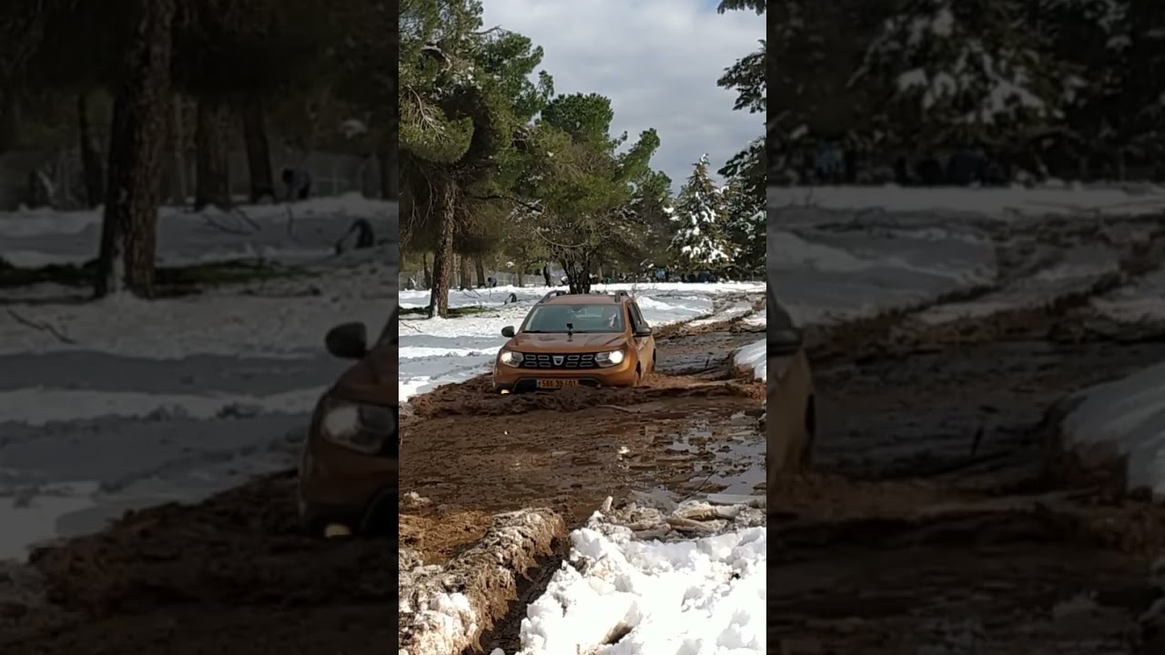 Dacia Duster 4x4 - Icy Water Crossing #shorts