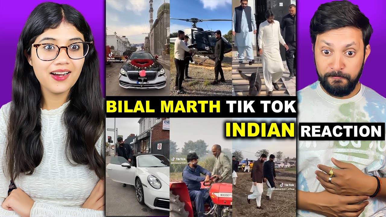 Indian Couple React on Most viral Bilal Marth TIK TOK VIDEOS #bilalmarth