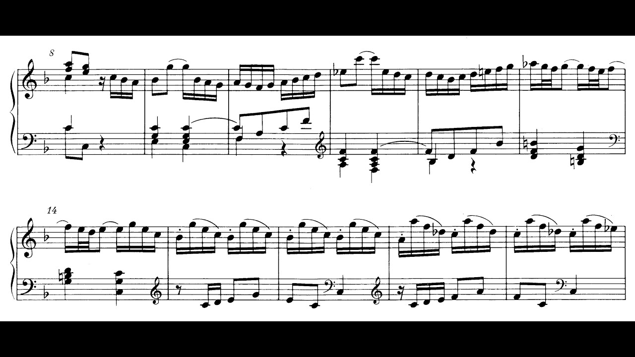 Bach: Italian Concerto in F major, BWV 971 (Kuschnerova)
