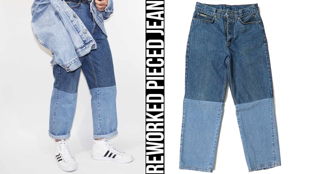 DIY: Reworked Pieced Jean