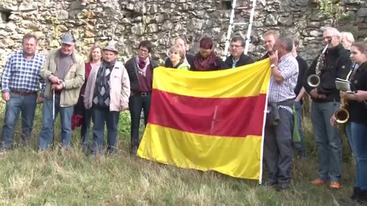 Badische Fahne auf dem M&auml;gdeberg