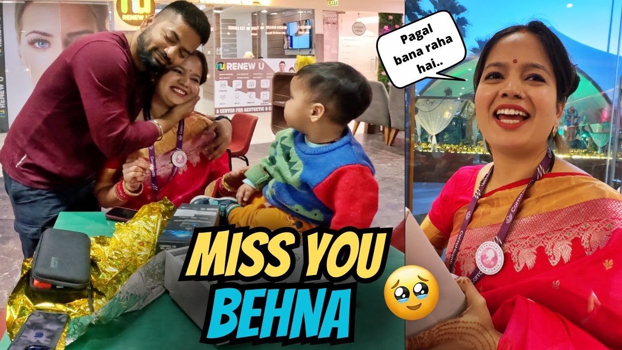 Nidhi ki Bohot Yaad aarhi thi 🥹 Miss You Behna