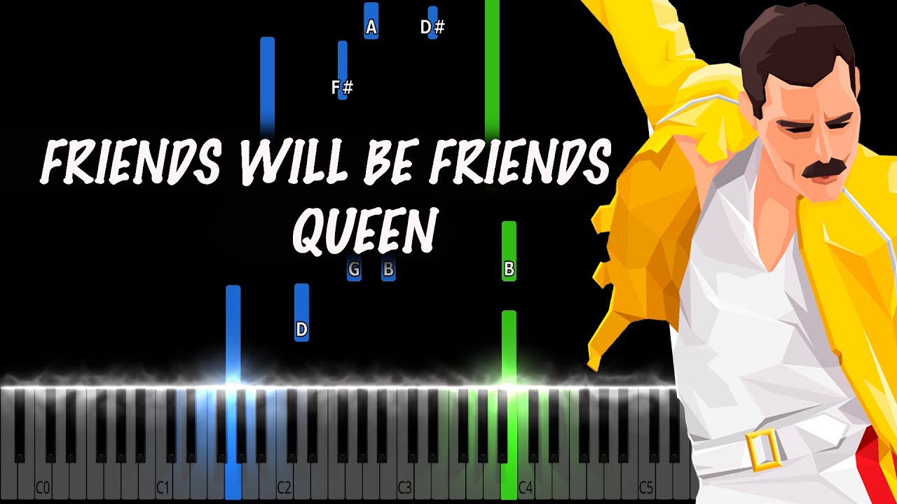 Queen - Friends Will Be Friends Piano Tutorial
