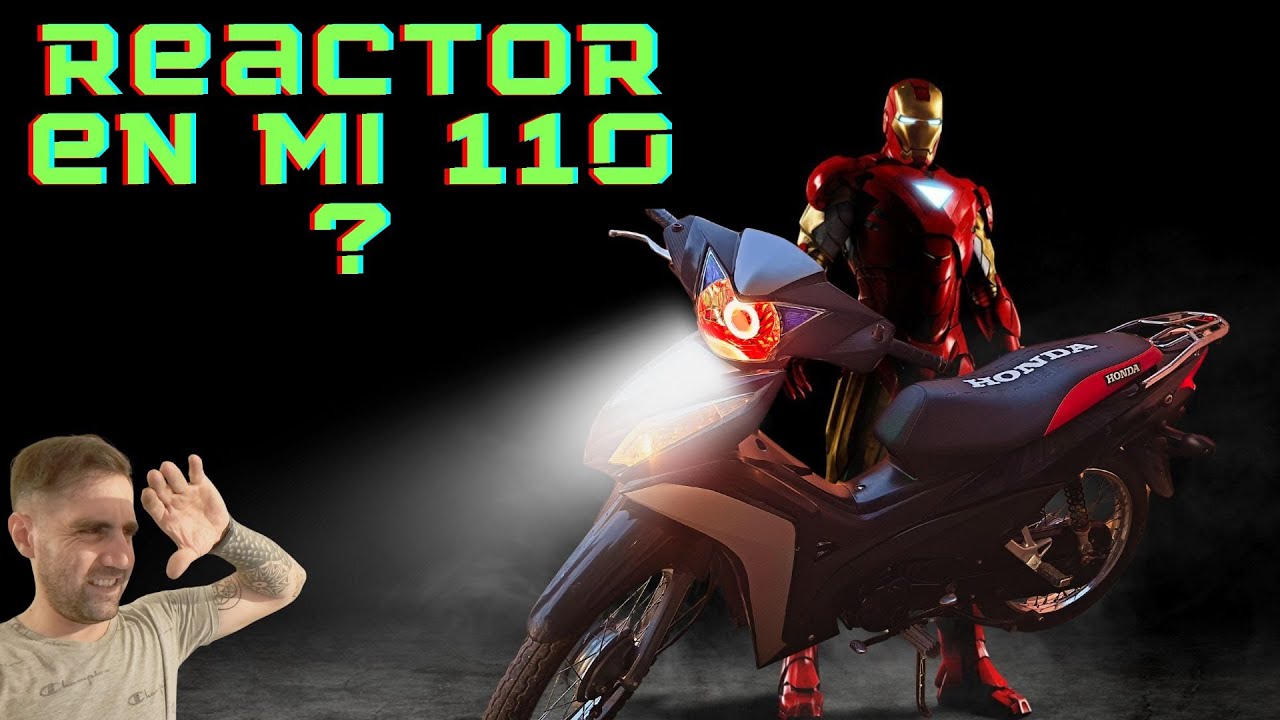 INSTALACION OJOS DE ANGEL LED XENON (IRON MAN) EN MOTO 110  + CORRIENTE ALTERNA A CONTINUA