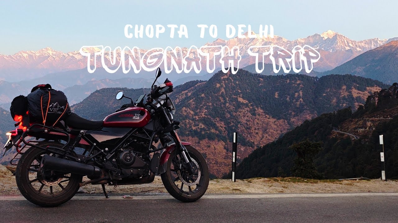 Chopta to Delhi Bike Ride | After Tungnath & Chandrashila Trek 🏍️🏔️