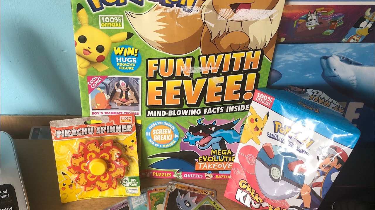 Pokemon Scarlet & Violet Magazine With Cool Gifts Inside Issue 109 27th August 2025