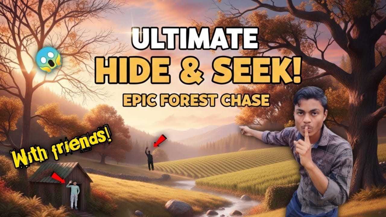Hide & seek challenge with friends🫣🧐||Young vlogers