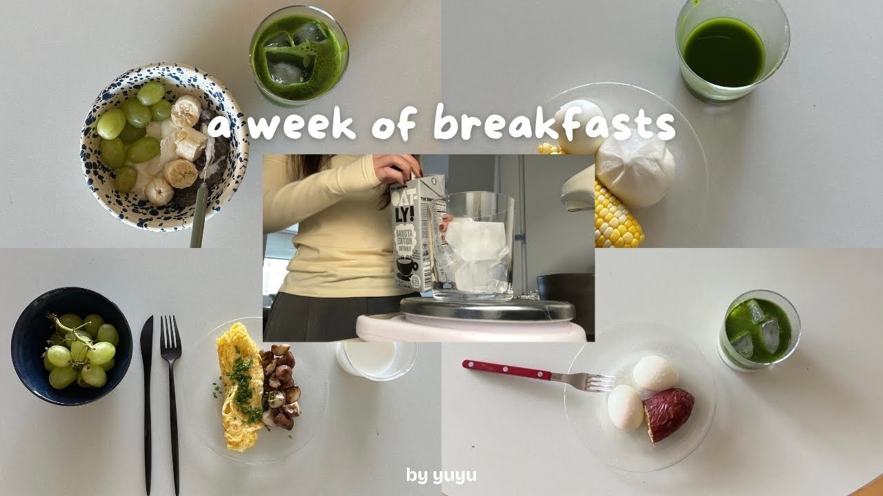 what i eat in a week for breakfast, healthy college meals 🍳 
