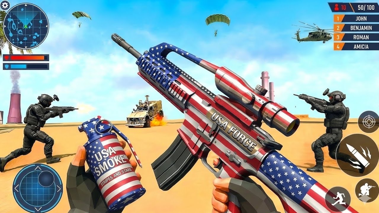 FPS Robot Shooter Strike Anti-Terrorist Shooting Android GamePlay