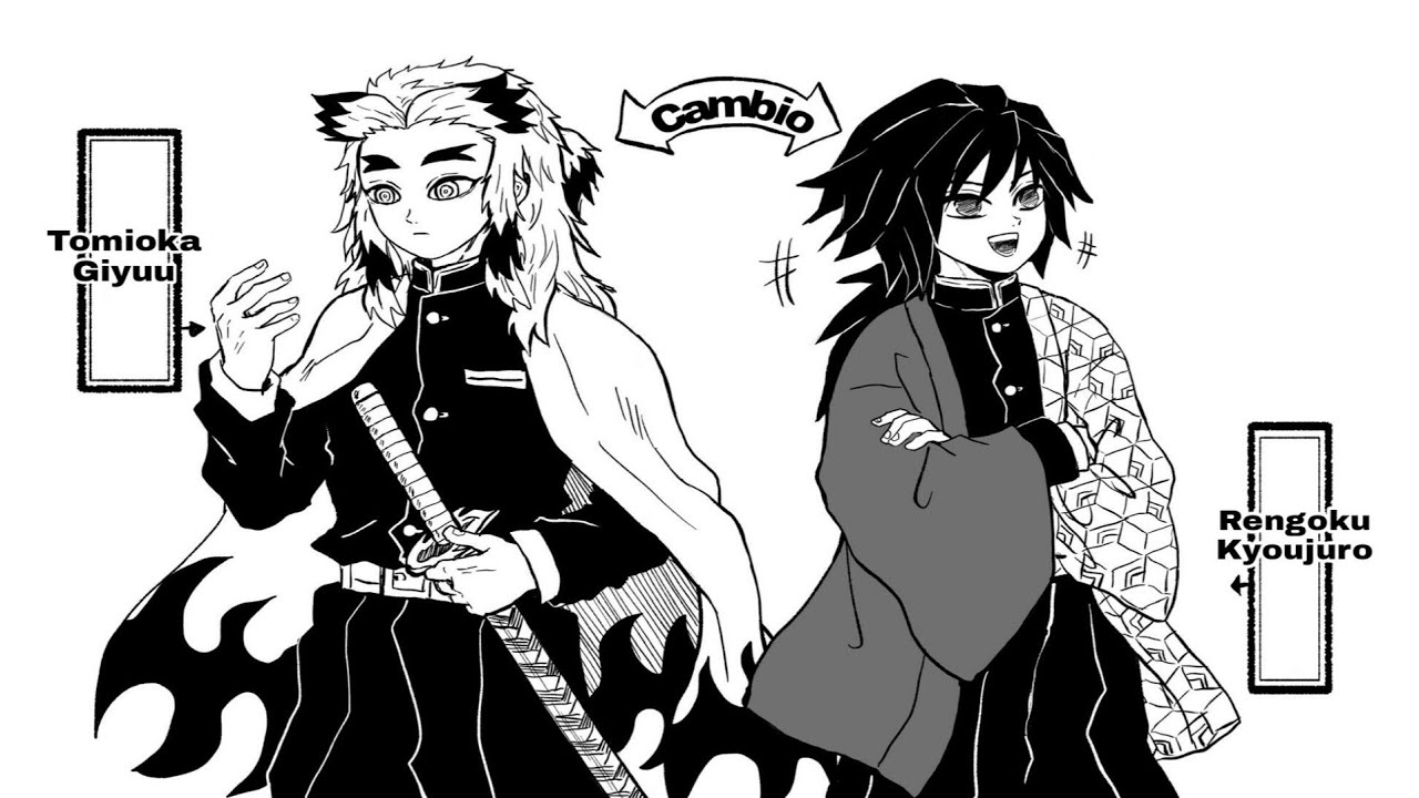 Tomioka y Rengoku Cambian de Cuerpo | Cómic Dub