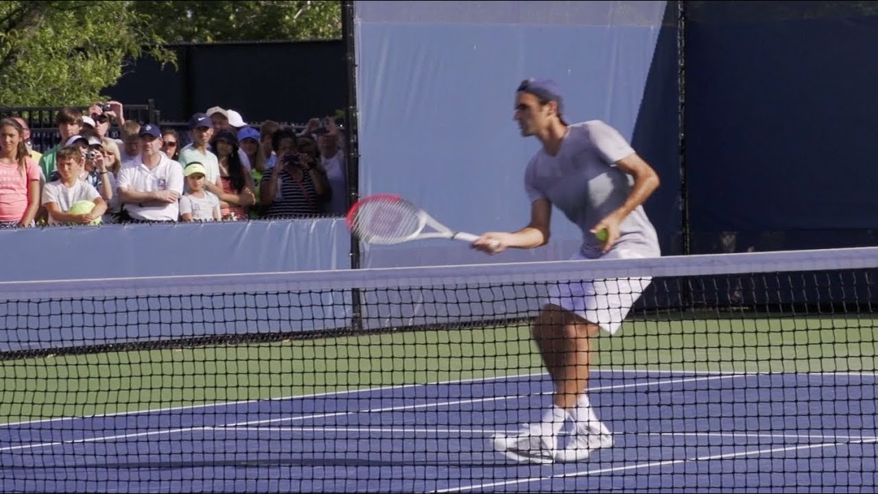 Roger Federer Volley - 2013 Cincinnati Open