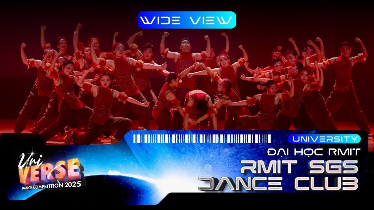 [2nd Place] RMIT SGS DANCE CLUB╏ Uni-VERSE Dance Competition 2025: University Category [WIDE VIEW]
