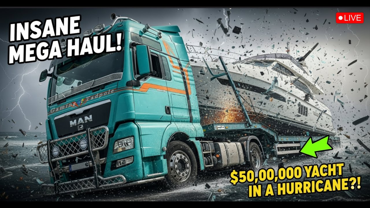 ETS 2 LIVE | Euro Truck Simulator 2 Live | Yacht Impossible Delivery | #ets2 #eurotrucksimulator2