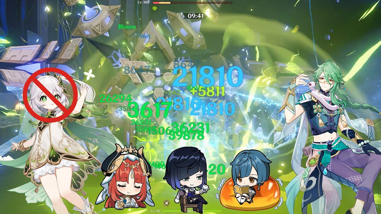 3H1D Nilou Bloom...But This Time It's Baizhu! Abyss 3.6 Floor 12 Top Half Continuous